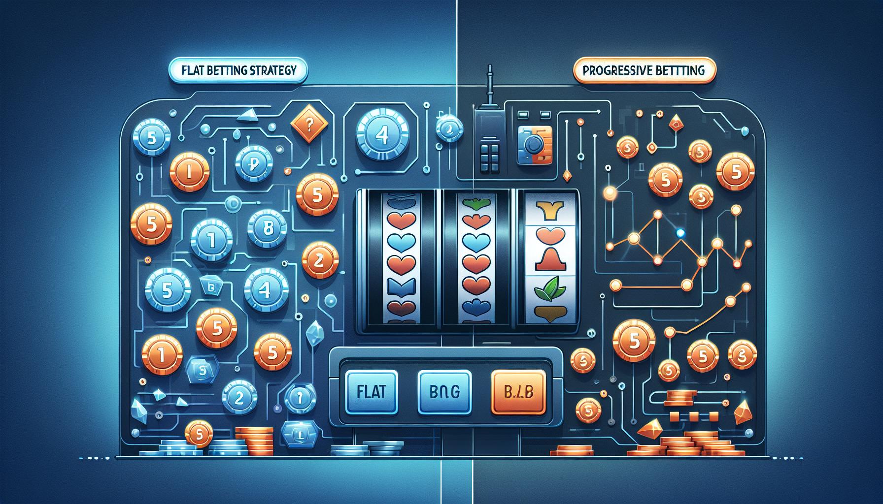 老虎機平注法 vs. 漸進式下注技巧哪個好？下注技巧比較與贏錢機