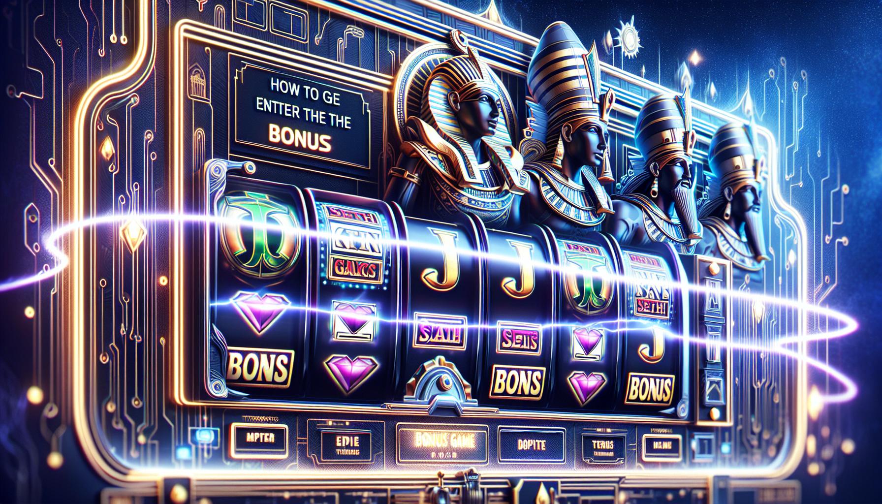 戰神賽特老虎機技巧：如何進入免費遊戲（Bonus Game）？中