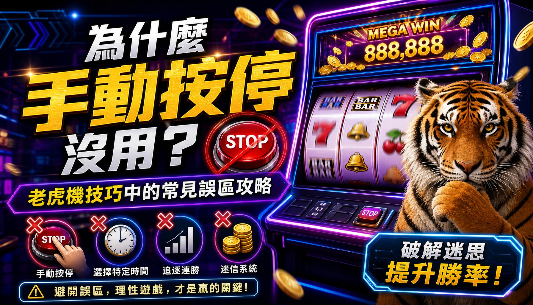 為什麼手動按停沒用?老虎機技巧中的常見誤區攻略