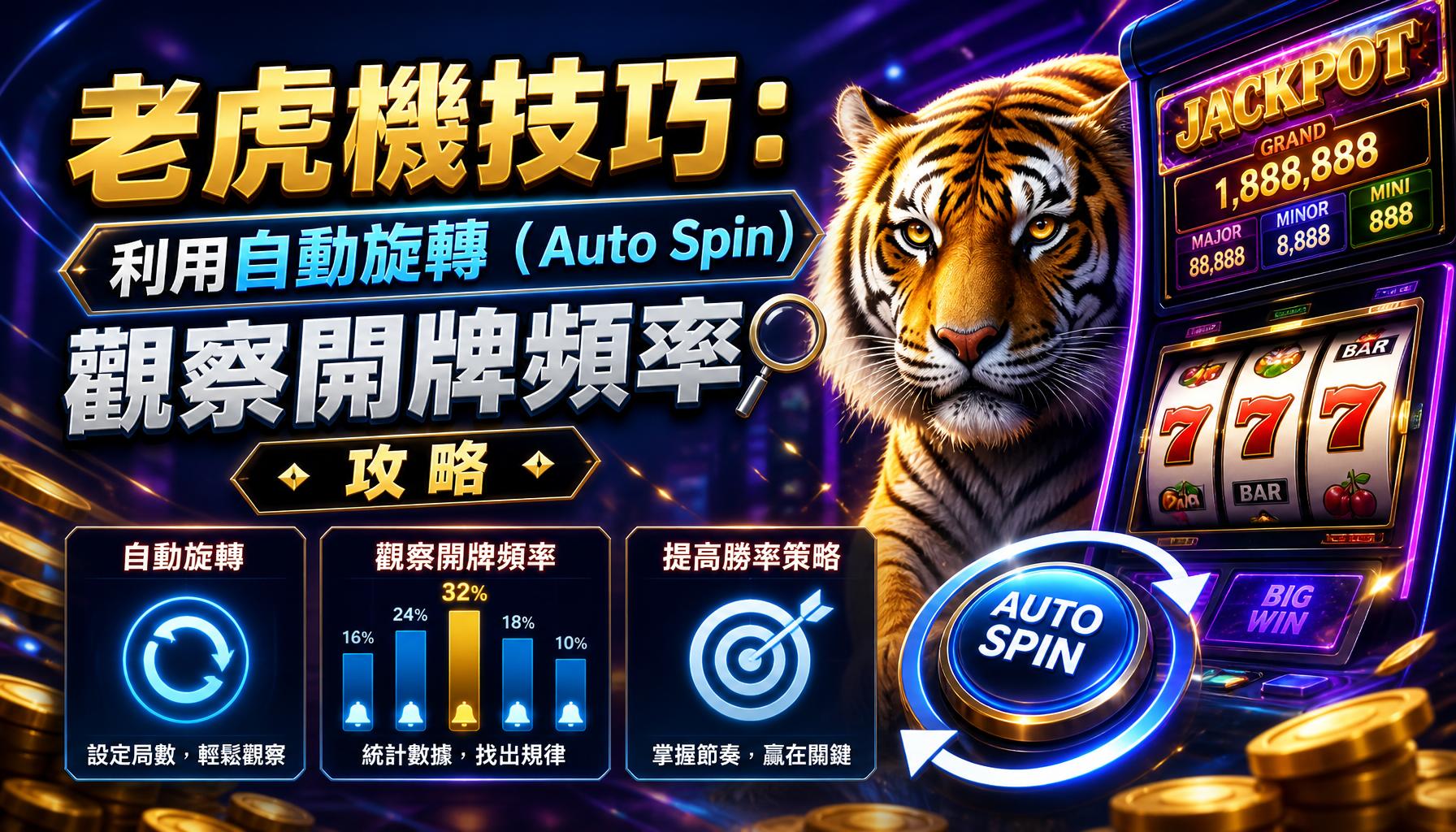 老虎機技巧：利用自動旋轉（Auto Spin）觀察開牌頻率攻略