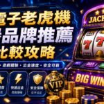 3D電子老虎機信譽品牌推薦與比較攻略
