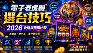 電子老虎機選台技巧 2026 攻略與推薦比較